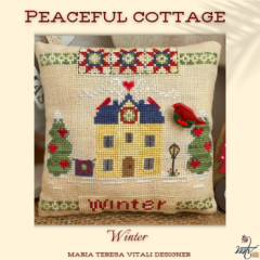 Stickvorlage MTV Designs - Peaceful Cottage Winter