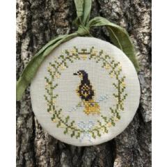 Stickvorlage Mojo Stitches - Mistletoe - Bushland Christmas Ornament