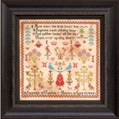 Stickvorlage Hands Across The Sea Samplers - Amanda Malviney Brown 1844