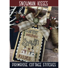 Stickvorlage Primrose Cottage Stitches - Snowman Kisses