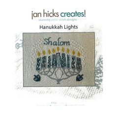Stickvorlage Jan Hicks Creates - Hanukkah Lights