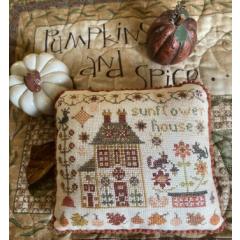 Stickvorlage Pansy Patch Quilts & Stitchery - Sunflower House