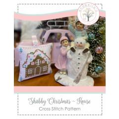 Stickvorlage Anabellas - Shabby Christmas - House