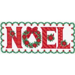 Stickvorlage Imaginating - Wreath Noel