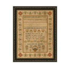 Stickvorlage The Wishing Thorn - Harriet McEwen Sampler 1830