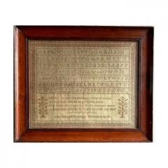 Stickvorlage The Wishing Thorn - MAF & LE Treacher 1849 Sampler