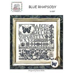 Stickvorlage Rosewood Manor Designs - Blue Rhapsody