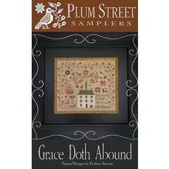 Stickvorlage Plum Street Samplers - Grace Doth Abound