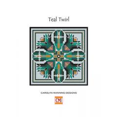 Stickvorlage CM Designs - Teal Twirl