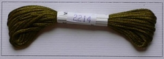 Soie dAlger Seidenstickgarn - Farbe 2214 warmes gelbgrün