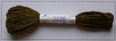 Soie dAlger Seidenstickgarn - Farbe 2226 kühles gelb extra