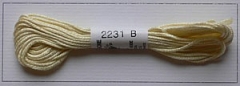 Soie d'Alger Seidenstickgarn - Farbe 2231 warmes gelb