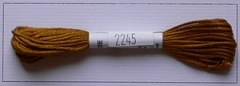 Soie dAlger Seidenstickgarn - Farbe 2245 gelb orange