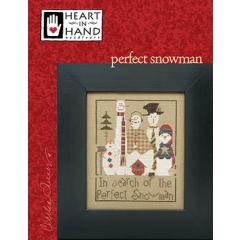 Stickvorlage Heart In Hand Needleart - Perfect Snowman