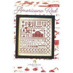 Stickvorlage October House Fiber Arts - Americana Red