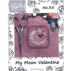 Stickvorlage Bendy Stitchy Designs - My Moon Valentine