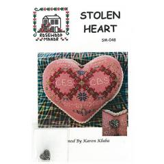Stickvorlage Rosewood Manor Designs - Stolen Heart w/charm