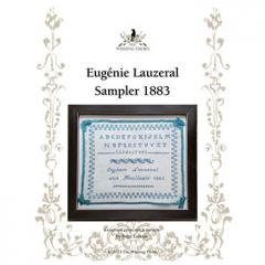 Stickvorlage The Wishing Thorn - Eugenie Lauzeral 1883 Sampler