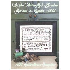1897 Schoolhouse Samplers - In The Butterflys Garden