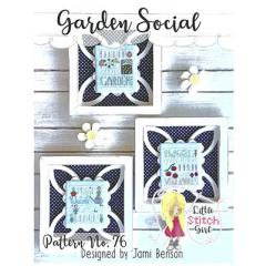 Stickvorlage Little Stitch Girl - Garden Social