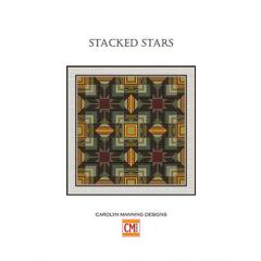 Stickvorlage CM Designs - Stacked Stars