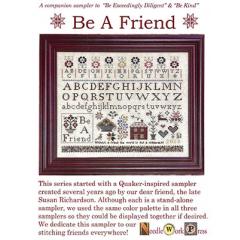 Stickvorlage Needle WorkPress - Be A Friend