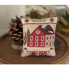 Stickvorlage Mani Di Donna - Seasonal Saltbox House - Winter