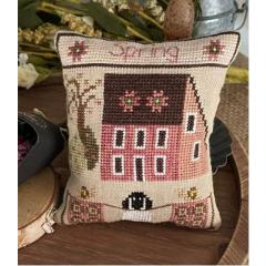 Stickvorlage Mani Di Donna - Seasonal Saltbox House - Spring