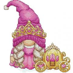 Stickvorlage Les Petites Croix De Lucie - Princess Gnome