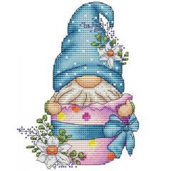 Stickvorlage Les Petites Croix De Lucie - Easter Gnome 2023