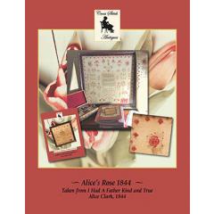 Stickvorlage Cross Stitch Antiques - Alices Rose 1844