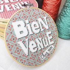 Stickvorlage Lilipoints - Bienvenue - Ceramics (W010)