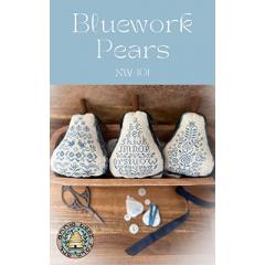Stickvorlage Annie Beez Folk Art - Bluework Pears