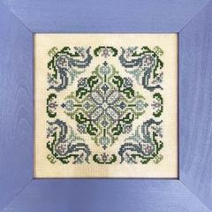 Ink Circles - Blue Tulips