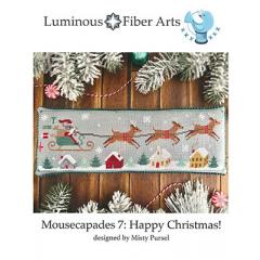 Stickvorlage Luminous Fiber Arts - Mousecapades 7 - Happy Christmas