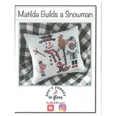 Stickvorlage Finally A Farmgirl Designs - Matilda Builds A Snowman