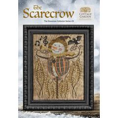 Stickvorlage Cottage Garden Samplings - Snowman Collector 5 - The Scarecrow