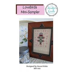 Stickvorlage Mindful Needle - Lovebirds Mini Sampler