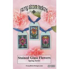 Stickvorlage Frony Ritter Designs - Stained Glass Flowers