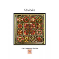 Stickvorlage CM Designs - Citrus Glass