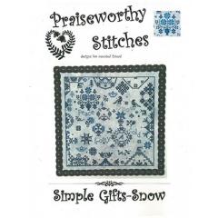 Stickvorlage Praiseworthy Stitches - Simple Gifts - Snow