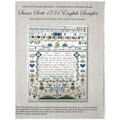 Stickvorlage Gentle Pursuit Designs - Susan Scott 1734 English Sampler