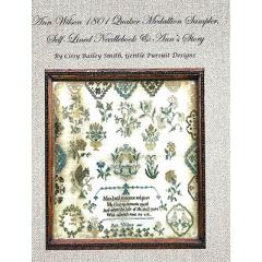 Stickvorlage Gentle Pursuit Designs - Ann Wilson 1801 Quaker Medallion Sampler