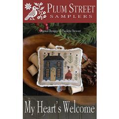 Stickvorlage Plum Street Samplers - My Hearts Welcome