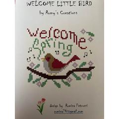 Stickvorlage Romy's Creations - Welcome Little Bird