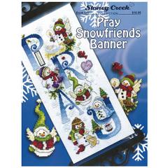 Stickvorlage Stoney Creek Collection - Pray Snowfriends Banner