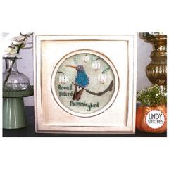 Stickvorlage Lindy Stitches - Broad Billed Hummingbird