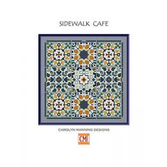 Stickvorlage CM Designs - Sidewalk Cafe