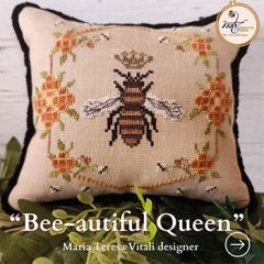 Stickvorlage MTV Designs - Bee-autiful Queen