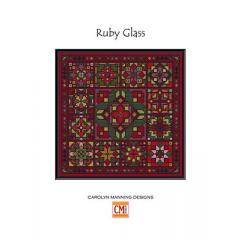 Stickvorlage CM Designs - Ruby Glass